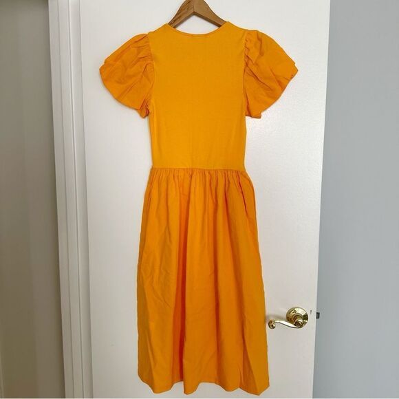 Zara Puff Sleeve Dress - Picture 3 of 6